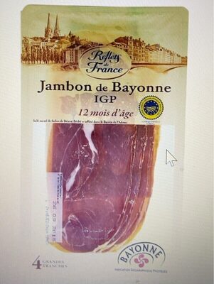 Jambon de bayonne front packaging