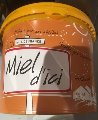 Miel d'ici front packaging