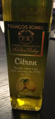 Huile d olive vierge extra aromatisée au citron