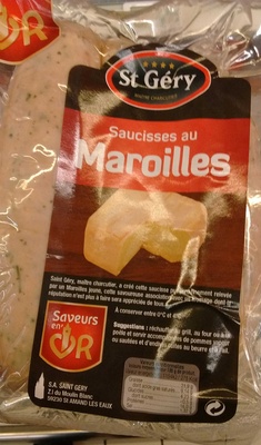 Saucisses au Maroille front packaging