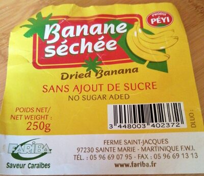 BANANE SECHEE front packaging