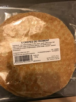 6 Crêpes de Froment
