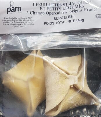 Feuilletés de St Jacques et Petits Légumes