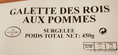 Galette des rois aux pommes