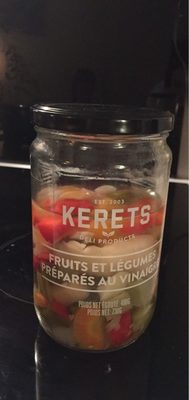 Fruits et legumes au vinaigre
