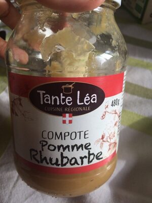 Compote pomme rhubarbe
