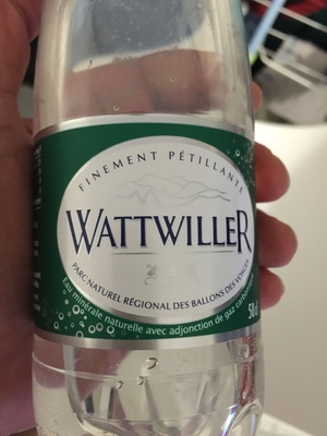 Eau gaseuse front packaging