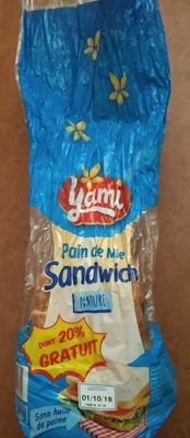 Pain de mie sandwich nature
