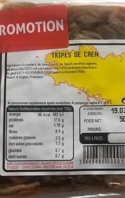 Tripes De Caen 500 G