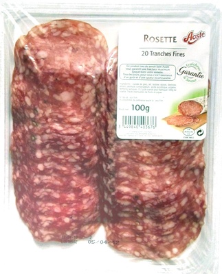 Rosette environ 20 tranches Fines Aoste