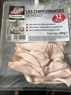 Les chiffonnades de poulet