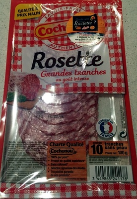Rosette grandes tranches au goût intense