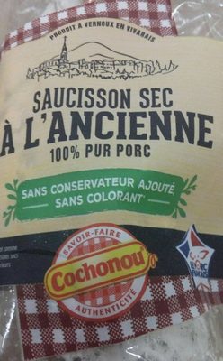 Saucisson sec front packaging