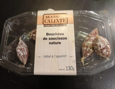 Bouchées de saucisson nature
