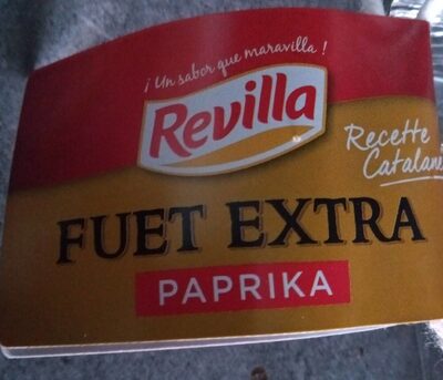 Réveilla Fuet extra paprika front packaging