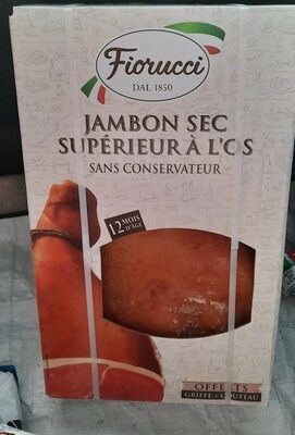 Jambon sec supérieur à l'os front packaging