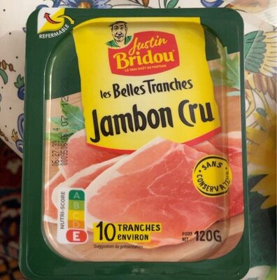 Les belles tranches jambon cru