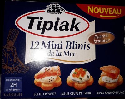 Mini blinis de la mer