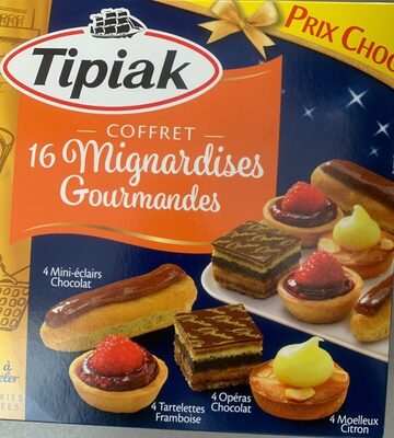 16 mignardises gourmandes