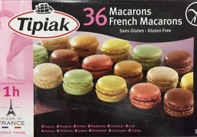 36 Macarons sans gluten front packaging