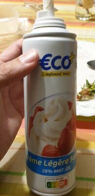 Crème légère sucrée