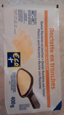Raclette - Fromage au lait pasteurisé à pâte pâte préssée non cuite