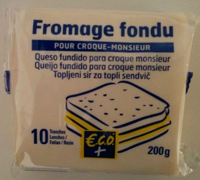 Fromage fondu pour croque-monsieur