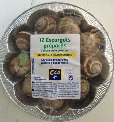 12 escargots préparés recette à la Bourguignonne