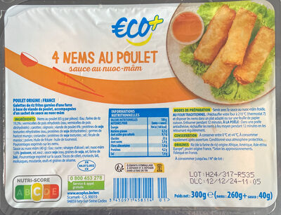 Nems au poulet