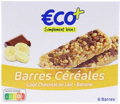 Barres céréales Chocolat au lait - Banane