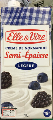 Crème de Normandie semi-épaisse légère