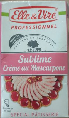 Sublime Crème Au Mascarpone front packaging