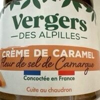 Crème caramel à la fleur de sel de Camargue VERGERS ALPILLES front packaging