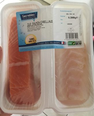 Duo de cabillaud et saumon