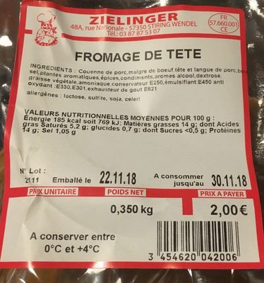 Fromage de tête