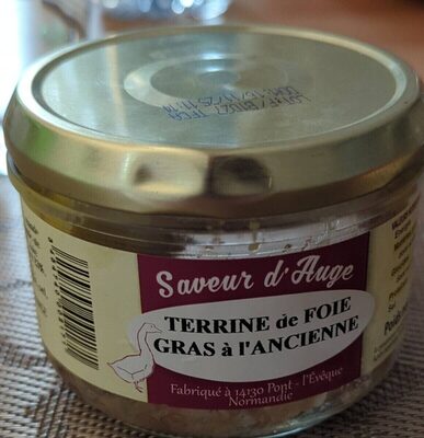 Terrine foie gras à l'ancienne