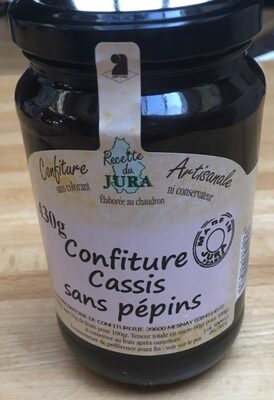 Confiture cassis sans pepins