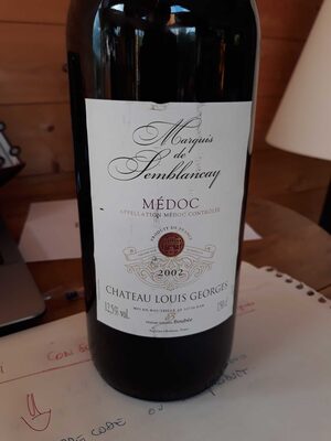 Vin marquis de temblancay