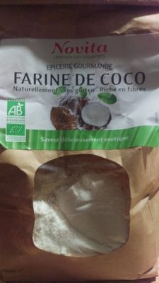 Farine de coco front packaging