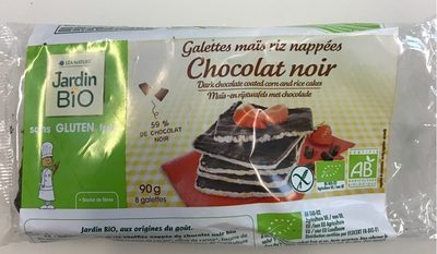 Galette maïs riz nappées Chocolat noir