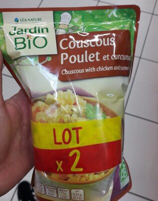 Couscous Poulet et curcuma front packaging