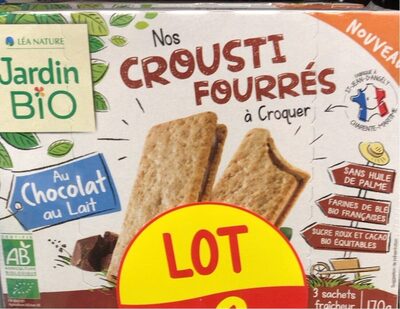 Crousti fourré chocolat au lait