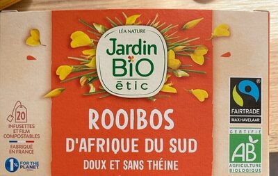 Rooibos d’Afrique du sud front packaging