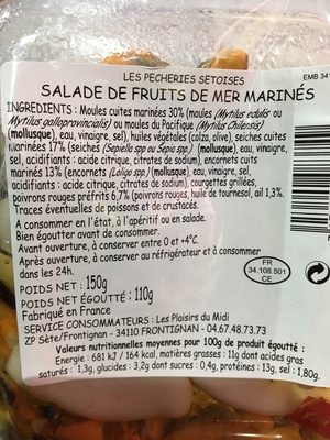 Salade de fruits de mer FUMERIES OCCITANES