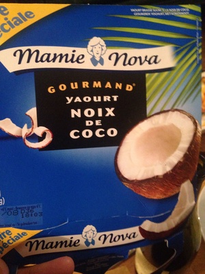 Gourmand Yaourt Noix de Coco front packaging