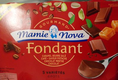 Dessert lactés fondant 5 variétés, 6 pots
