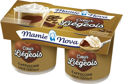 Cœur de Liégeois Cappuccino cœur Chocolat front packaging