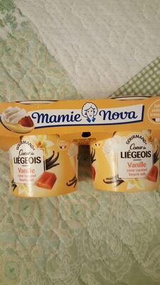 Cœur de Liégeois Vanille cœur caramel beurre salé