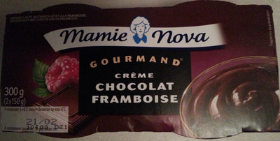 Gourmand crème Chocolat Framboise