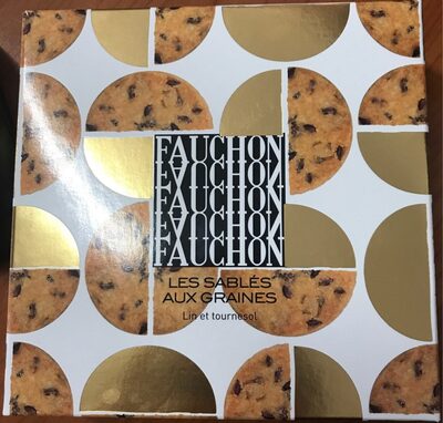 Les sablés aux graines front packaging